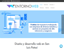 Tablet Screenshot of entornoweb.com.mx